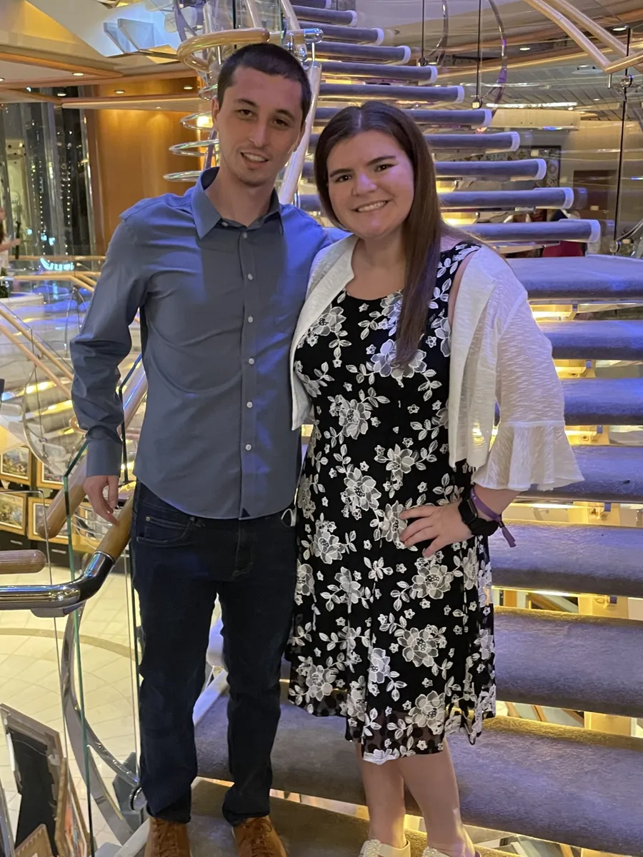 Cliff and Charly on a cruise