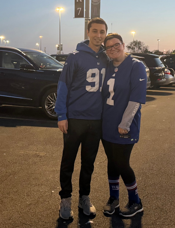 Cliff Brockmann with his wife